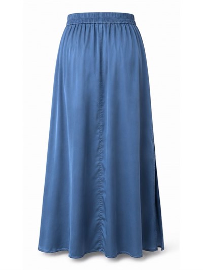KOYU MAVİ S.STUDIO PREMIUM TENCEL ETEK