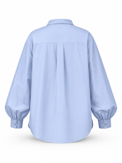 MAVİ OVERSIZE PREMIUM BASIC GÖMLEK