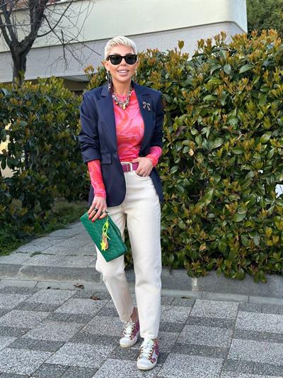 NATURAL RENK BALON JEAN PANTOLON