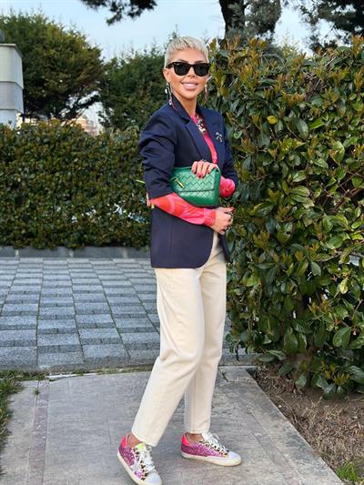 NATURAL RENK BALON JEAN PANTOLON