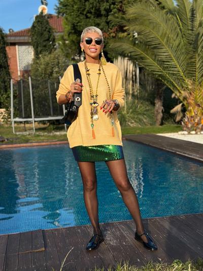 SARI BİSİKLET YAKA SALAŞ TRİKO