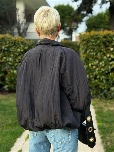 SİYAH CEP DETAYLI BALON CEKET