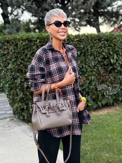 SİYAH EKOSE DENSENLİ GÖMLEK