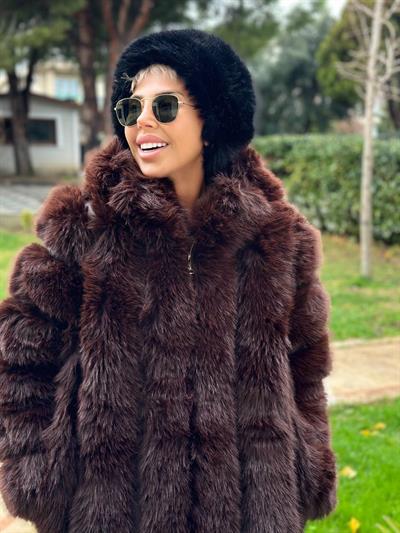 SİYAH KÜRKLÜ KALPAK ŞAPKA