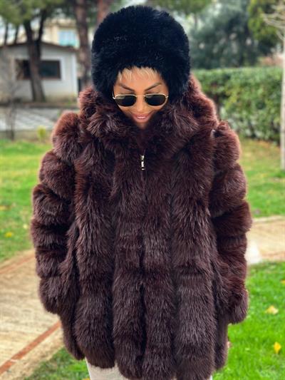 SİYAH KÜRKLÜ KALPAK ŞAPKA