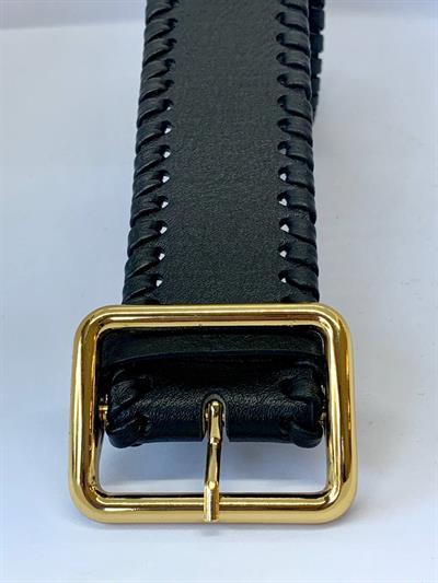 SİYAH ÖRGÜ BİYELİ KEMER