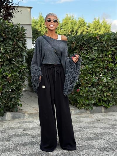 SİYAH S.STUDIO OVERSIZE TASARIM EŞOFMAN