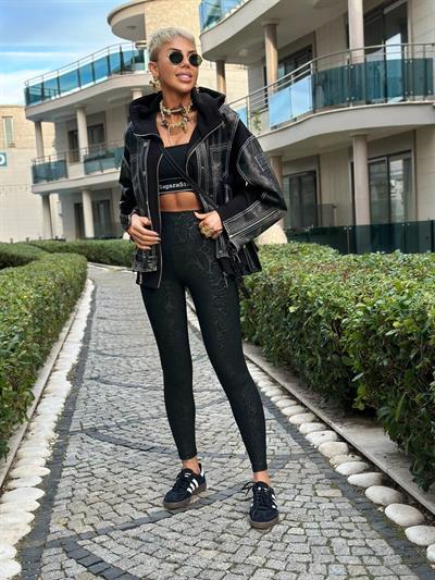 SİYAH ŞEKİLLENDİRİCİ PREMİUM BİLBOA TAYT