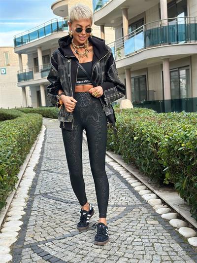 SİYAH ŞEKİLLENDİRİCİ PREMİUM BİLBOA TAYT