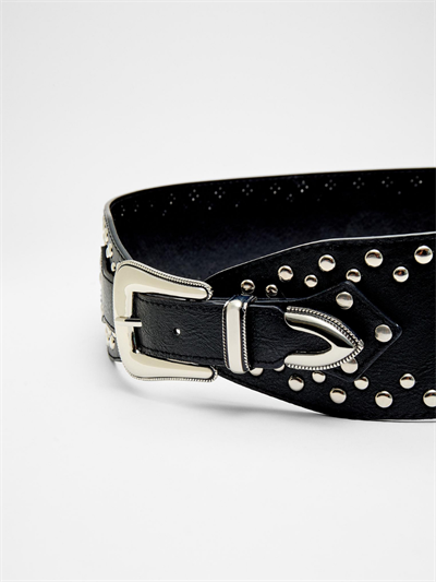 SİYAH TROKLU KALIN KEMER