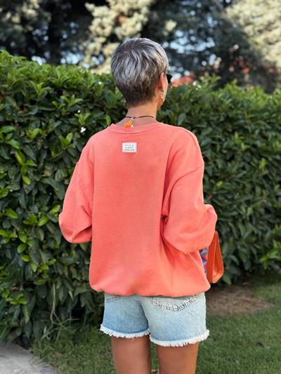 TURUNCU S.STUDIO YIKAMALI SWEATSHIRT