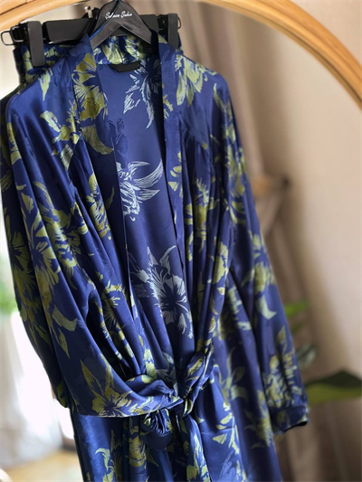 VİCENZA SUNİ İPEK PREMİUM HOMEWEAR TAKIM