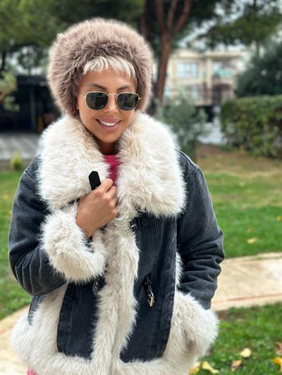 VİZON PELUŞ BANDANA