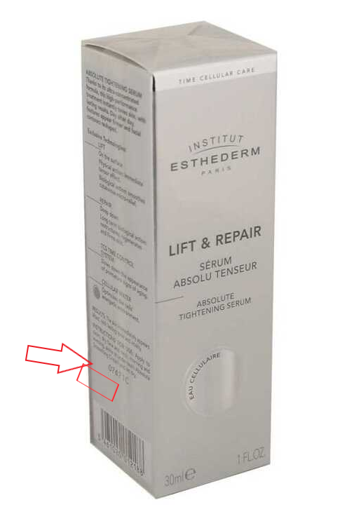 LOT numarası konumu