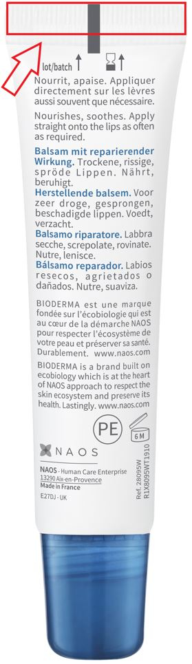 LOT numarası konumu