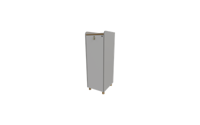 Aura İkili Elbise Dolabı 42X50X125