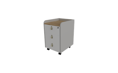 Aura Üç Çekmeceli Hareketli Keson