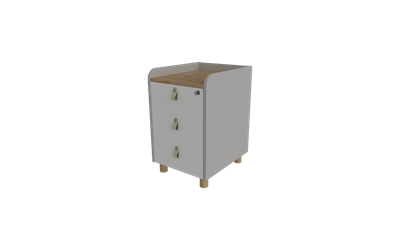 Aura Üç Çekmeceli Sabit Keson