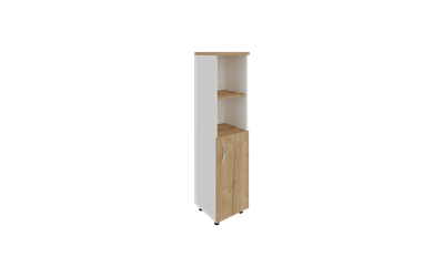 Mio Dört Bölmeli Tek Kapaklı Yarım Dolap 38X38X155