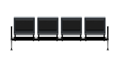 Ferrgio Dörtlü Kollu Bekleme Koltuğu