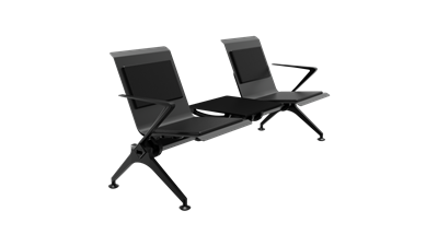 Ferrgio İkili Kollu Ara Sehpalı Bekleme Koltuğu