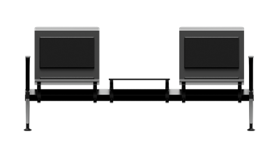 Ferrgio İkili Kollu Ara Sehpalı Bekleme Koltuğu