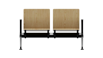 FERRGIO Wood İkili Kollu Bekleme Koltuğu