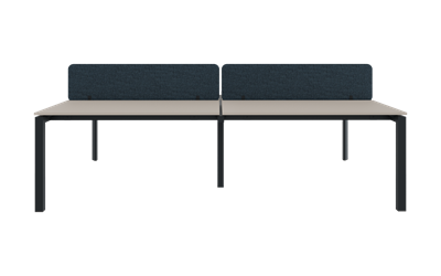 Ferro Plus Dörtlü Workstation 284X164 cm