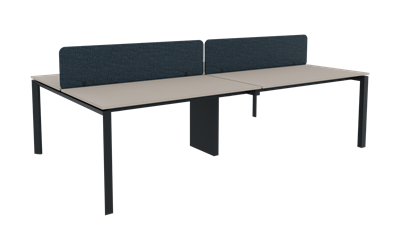 Ferro Plus Dörtlü Workstation 324X164 cm