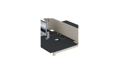 Ferro Plus İkili Workstation 160X164 cm
