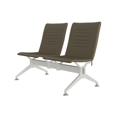 Hub İkili Kolsuz Bekleme Koltuğu