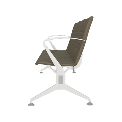 Hub Üçlü Kollu Bekleme Koltuğu