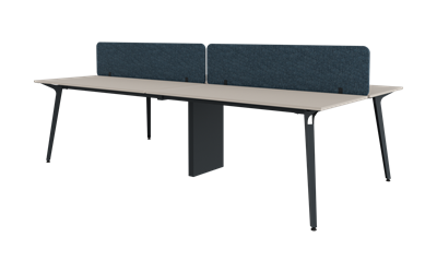 Liora Dörtlü Workstation 242X138 cm