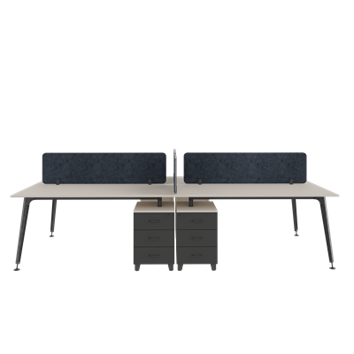 Lux Dörtlü Kesonlu Workstation 280X138 cm