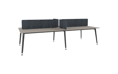 Lux Dörtlü Workstation 240X138 cm