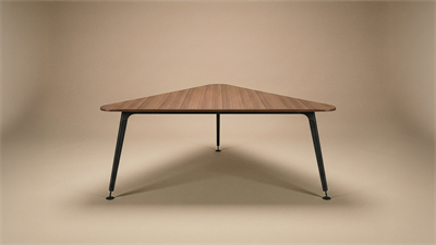 Lux Üçgen Toplantı Masa 100X90 cm