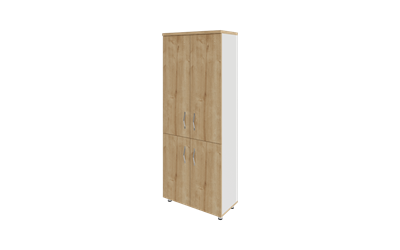 Mio Beş Bölmeli 4 Ayrı Kapaklı Dolap 75X38X190