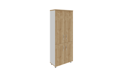 Mio Beş Bölmeli 4 Ayrı Kapaklı Dolap 75X38X190