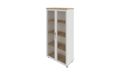 Mio Dört Bölmeli Cam Kapaklı Dolap 75X38X155