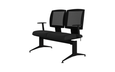 Moe İkili Kollu Mesh Sırtlı Bekleme Koltuğu