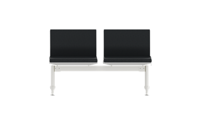 Monza İkili Kolsuz Tam Döşemeli Bekleme Koltuğu