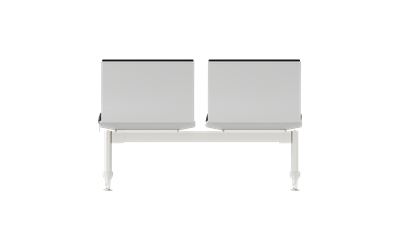 Monza İkili Kolsuz Tam Döşemeli Bekleme Koltuğu