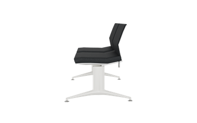 Monza İkili Kolsuz Tam Döşemeli Bekleme Koltuğu