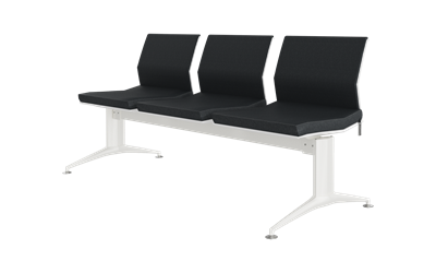 Monza Üçlü Kolsuz Tam Döşemeli Bekleme Koltuğu