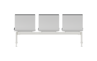 Monza Üçlü Kolsuz Tam Döşemeli Bekleme Koltuğu