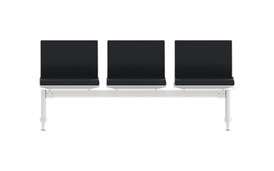 Monza Üçlü Kolsuz Tam Döşemeli Bekleme Koltuğu