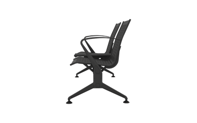 Steel İkili Kollu Orta Sehpalı Bekleme Koltuğu