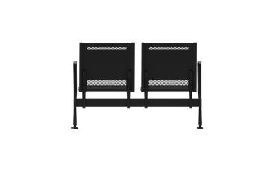 Steel Soft İkili Kollu Bekleme Koltuğu