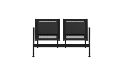 Steel Soft İkili Kollu Bekleme Koltuğu