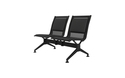 Steel Soft İkili Kolsuz Bekleme Koltuğu